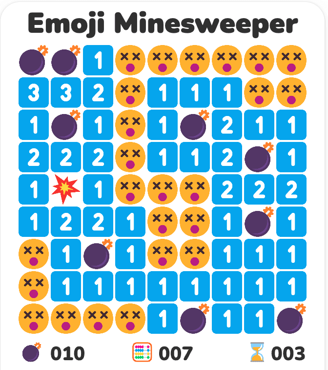 Emojio Minesweeper