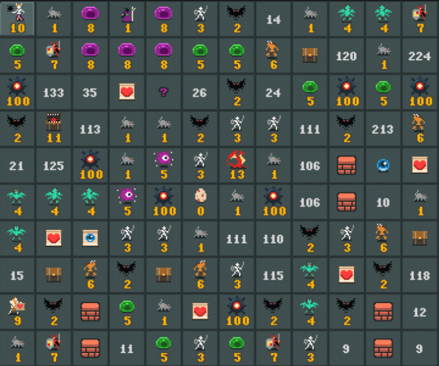 DragonSweeper gameplay screenshot